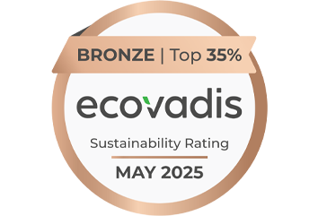 TOP 35% - hodnocení EcoVadis